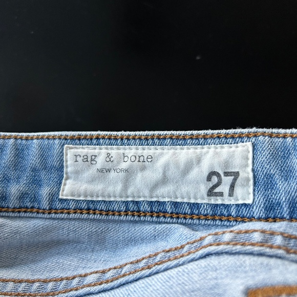 rag & bone Dre Low Rise Ankle Slim Boyfriend Albion Jeans Size 27 - Picture 4 of 4